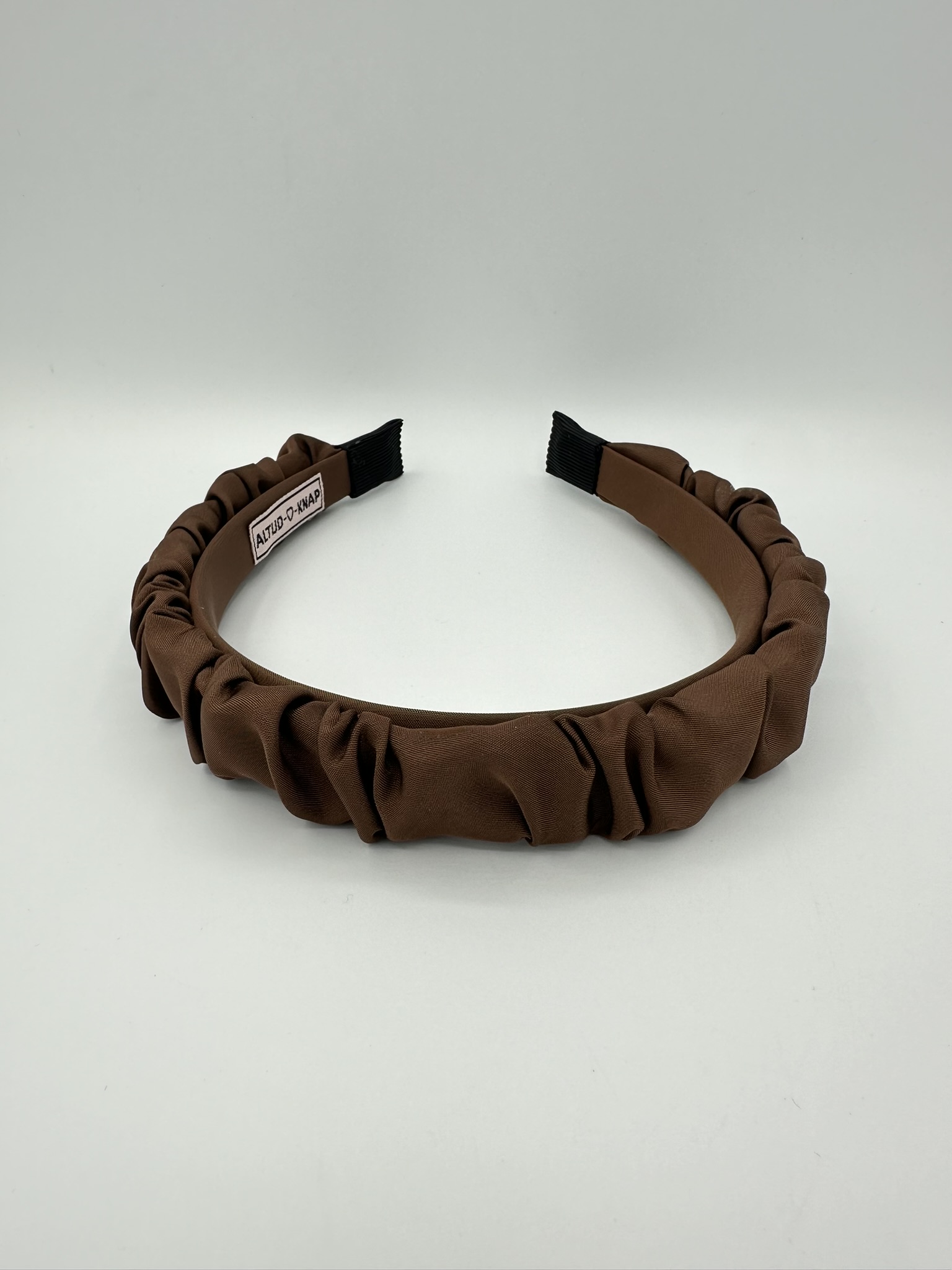 Haarband Plooi Bruin