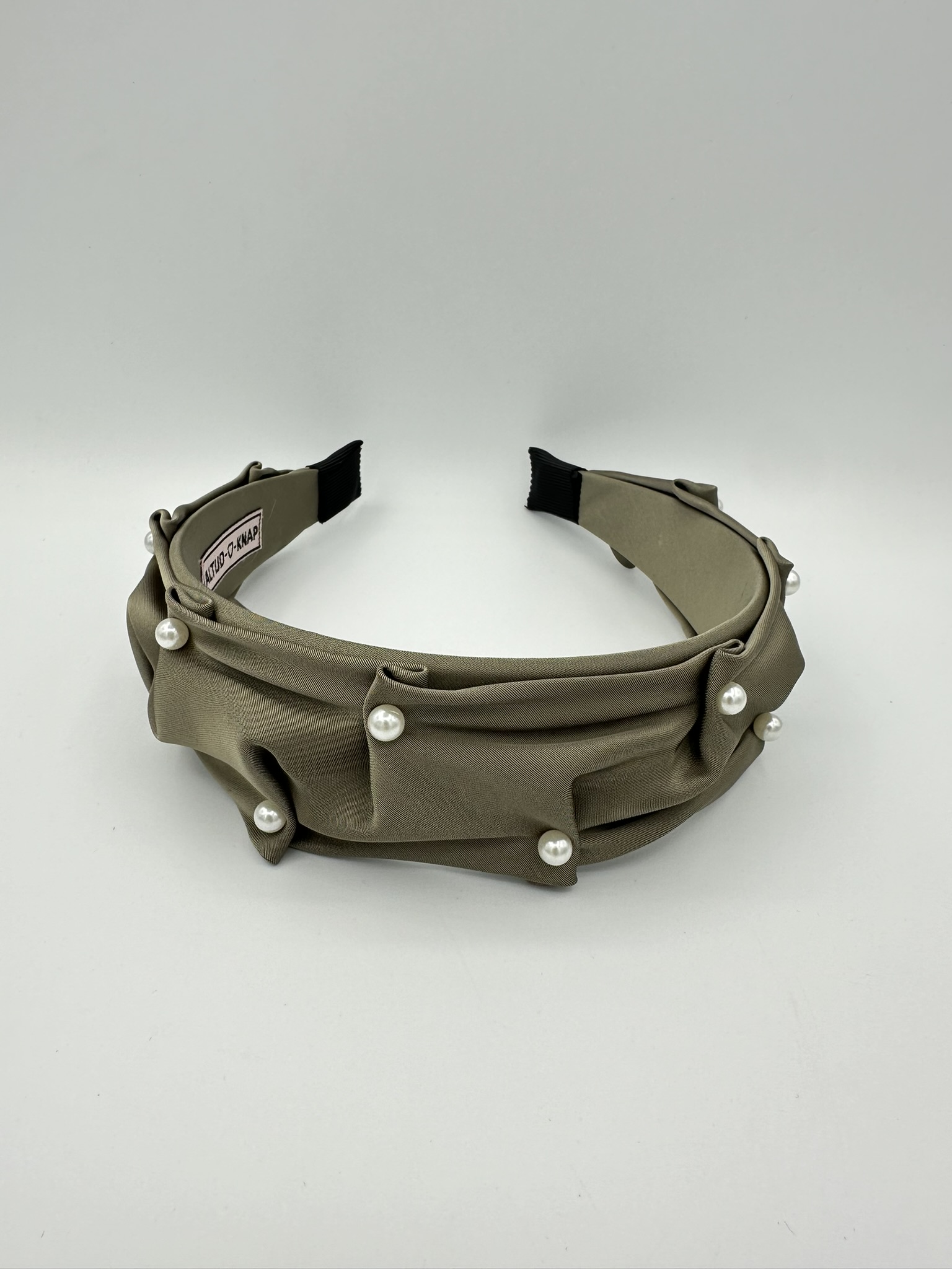 Haarband Silky Pearls Olive