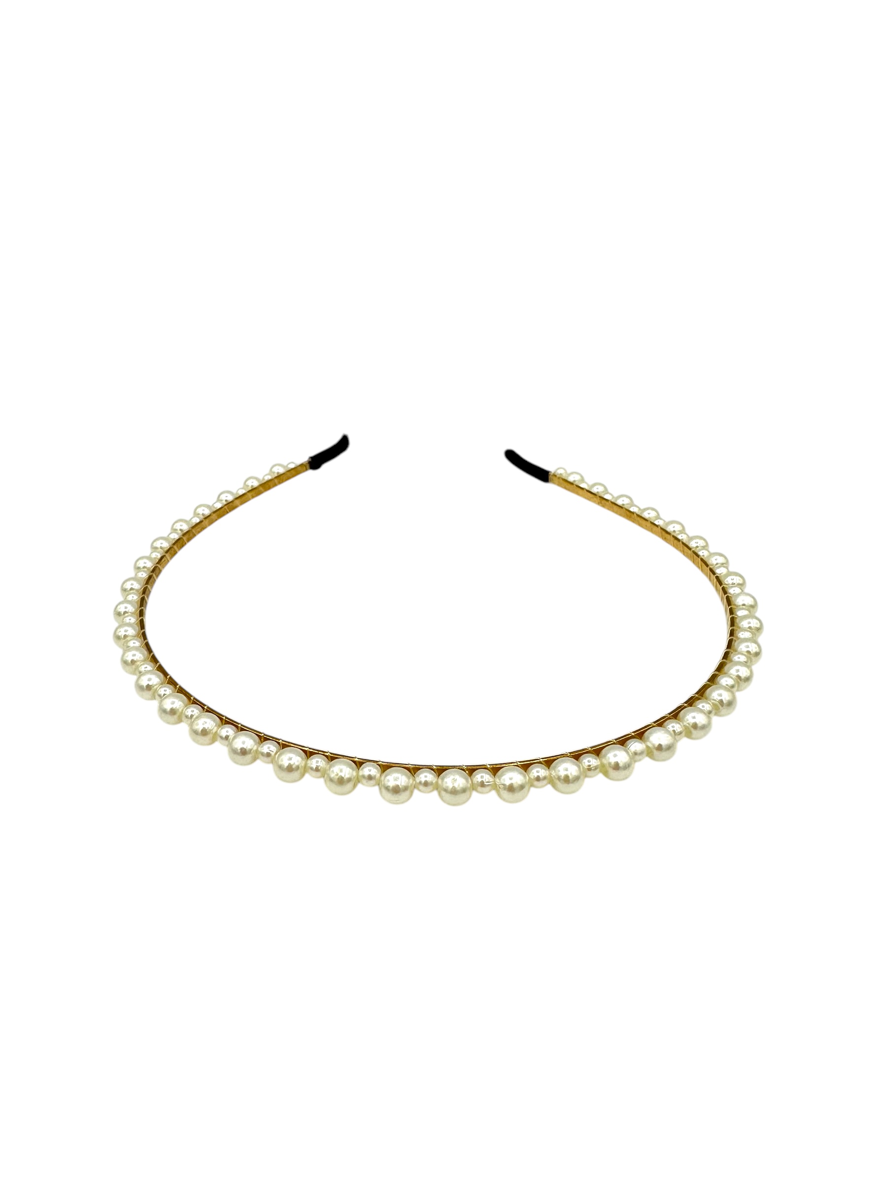 Dames Haarband Chic Pearl smalle parel haarband