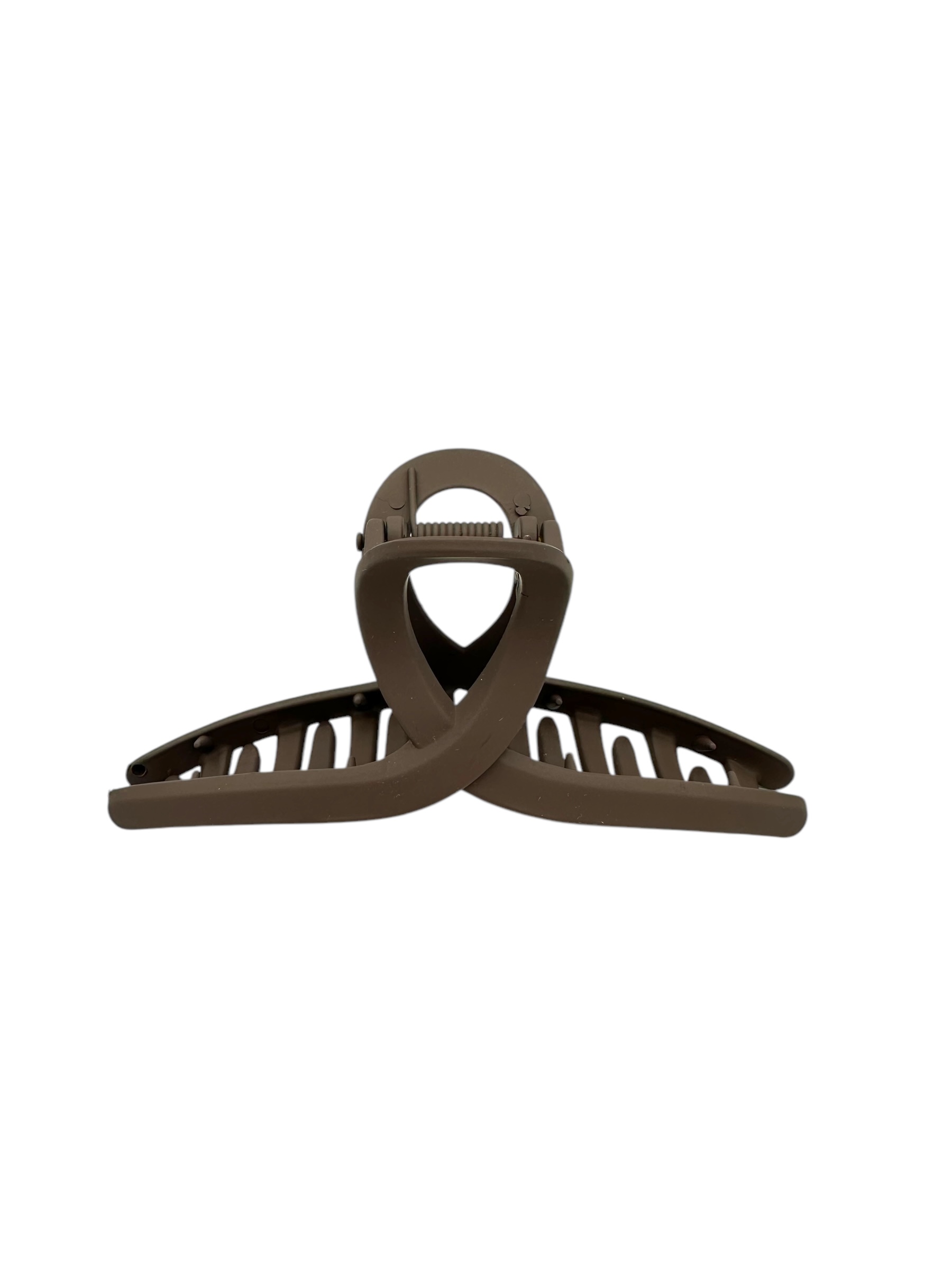 Dames Haarclip Bow Brown Bruine haarklem met strik