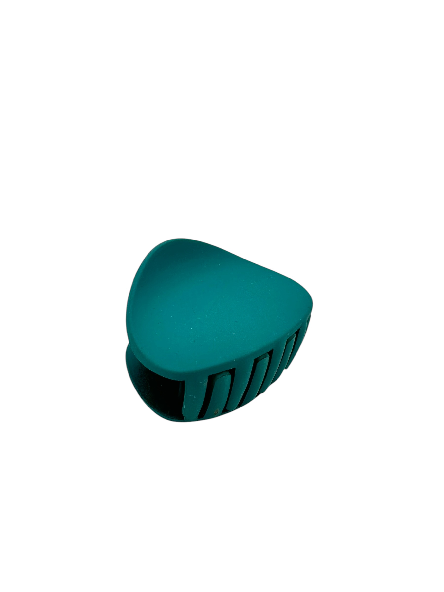 Dames Haarclip Geo Teal Blue Blauwe haarklem