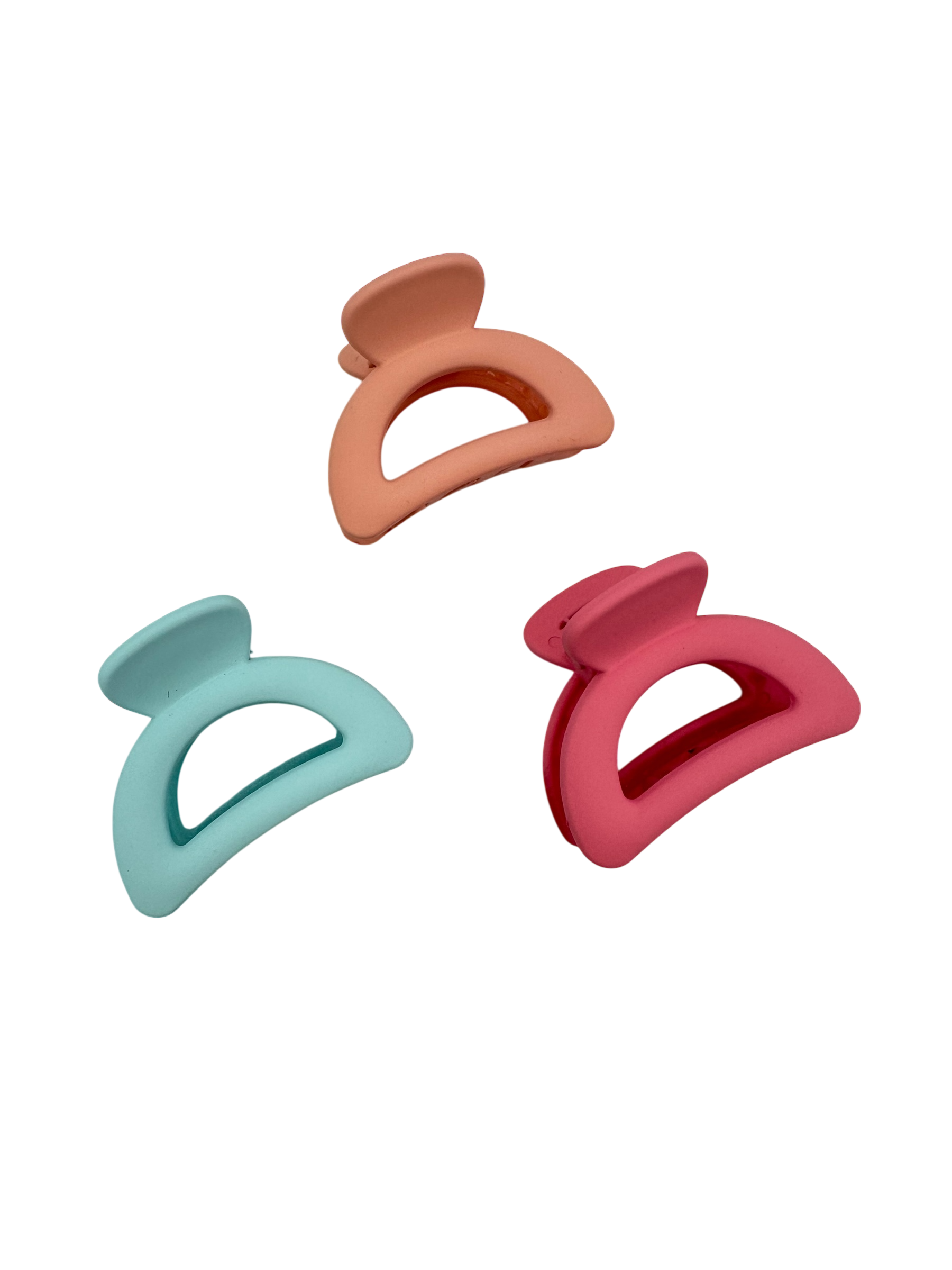 Haarclipjes Dames Kind Maan Roze Blauw