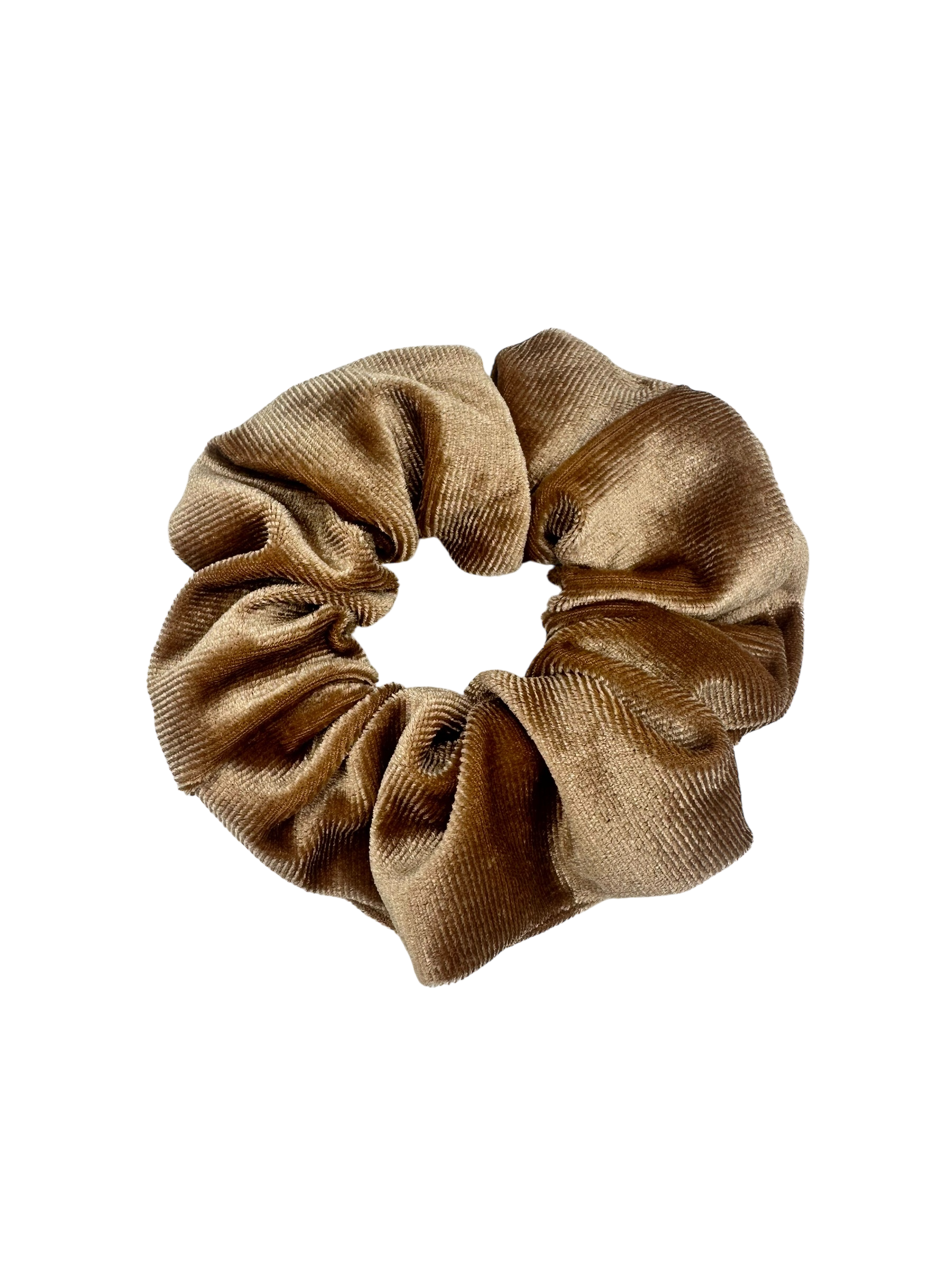 Dames Scrunchie Velvet Taupe