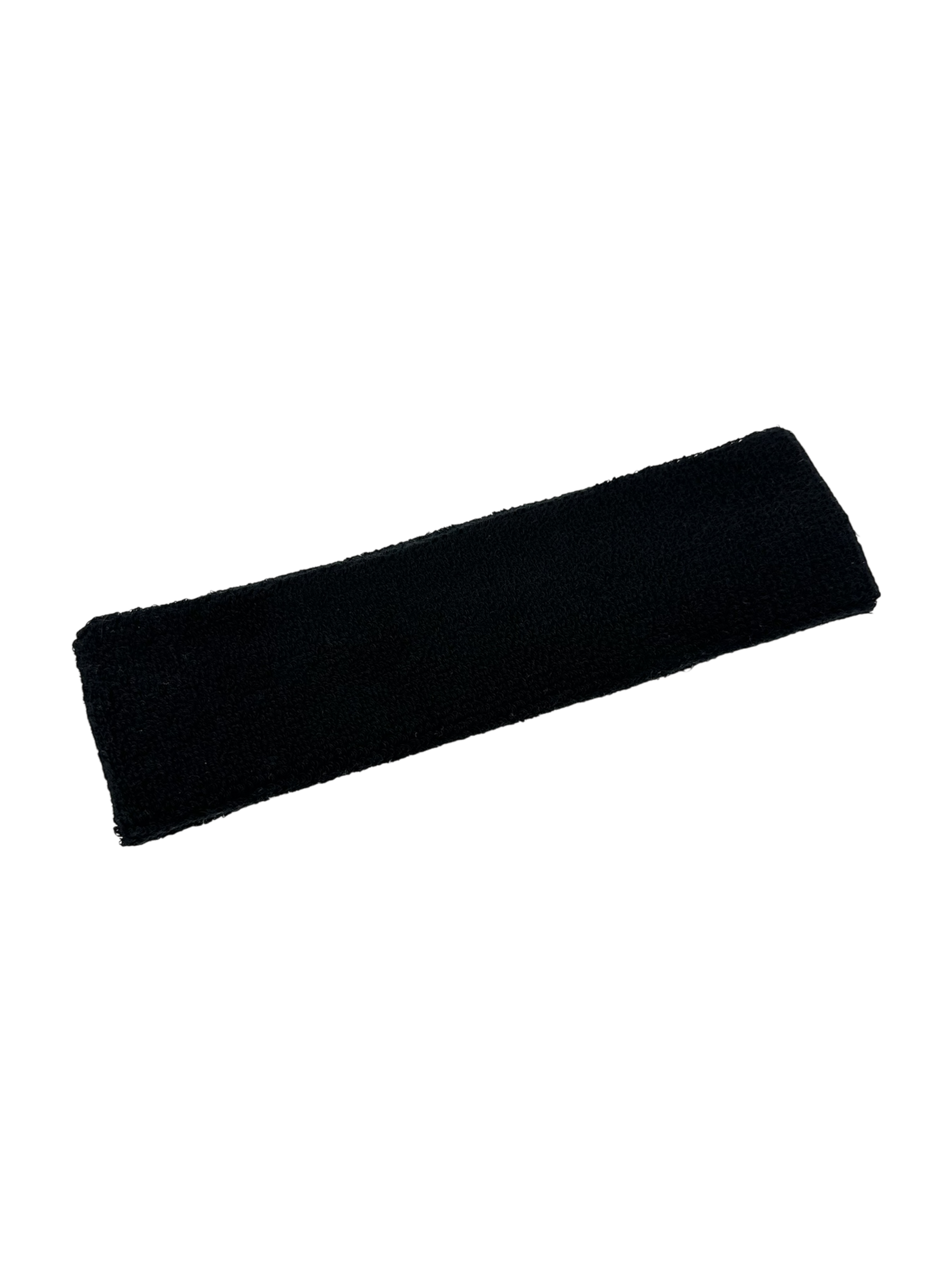 Sport Haarband Badstof Zwart Hoofdband Badstof