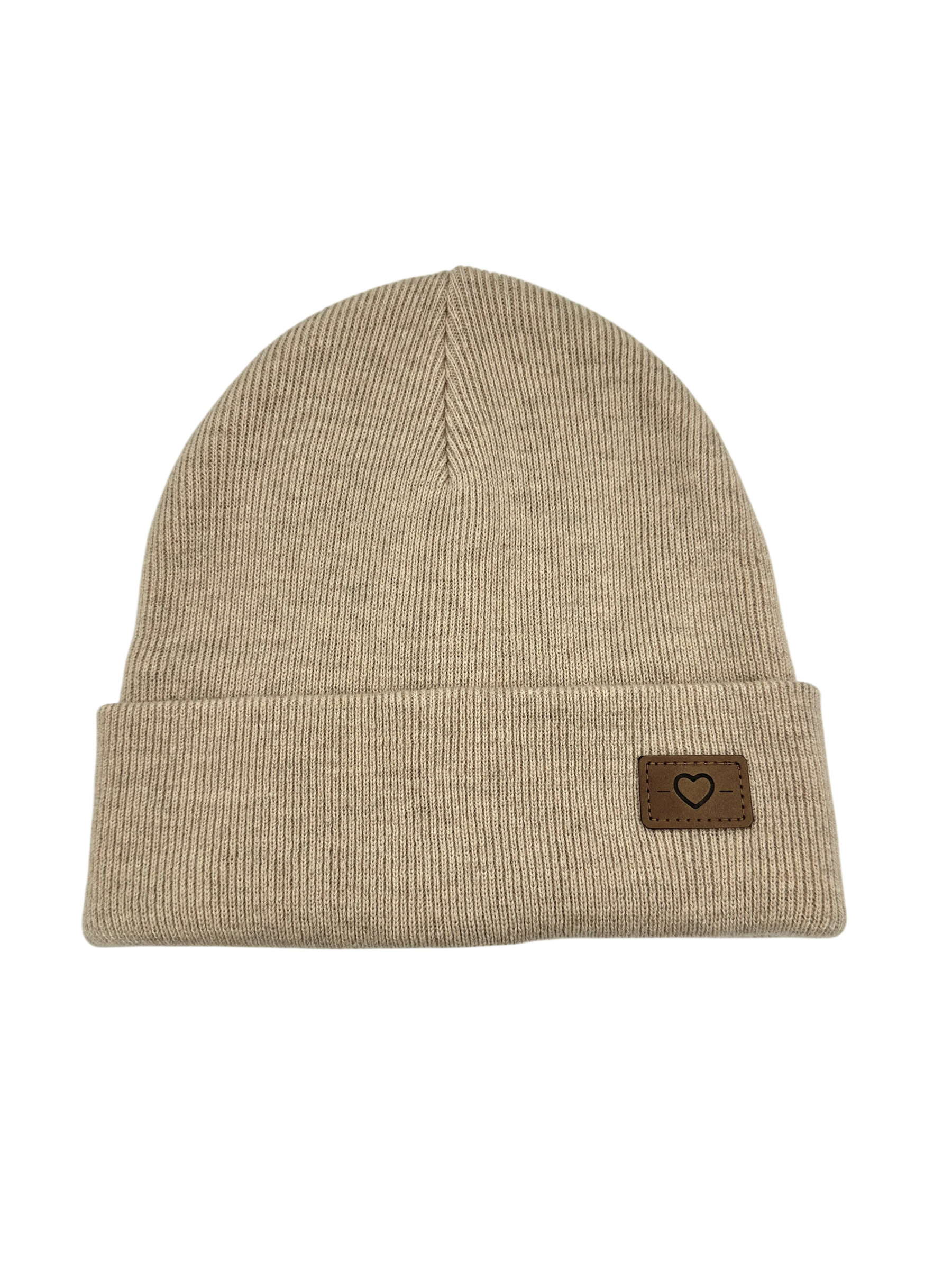 Dames Beanie Muts Merino wol Muts Beige
