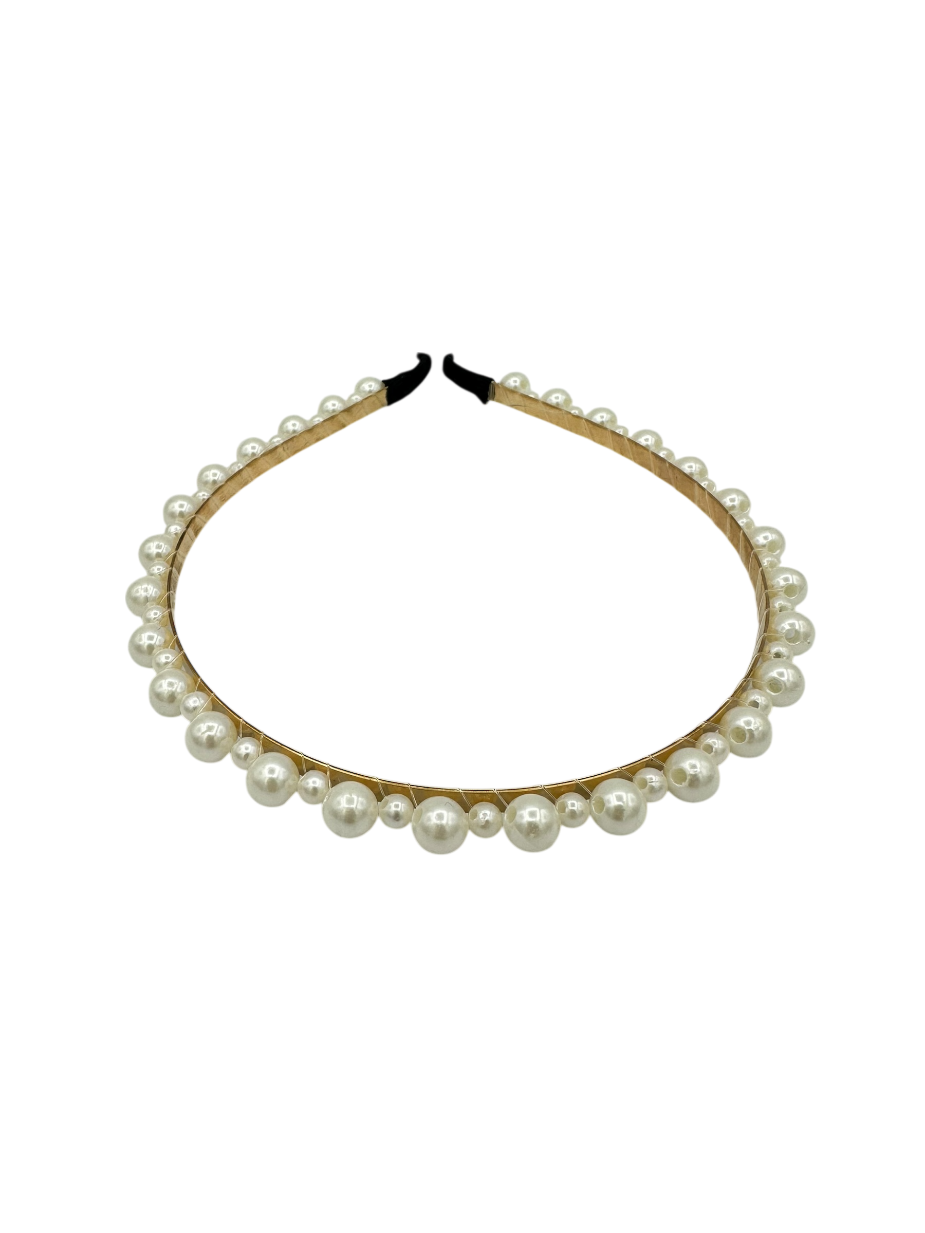 Dames Haarband Big Small Pearls Haarband Parels