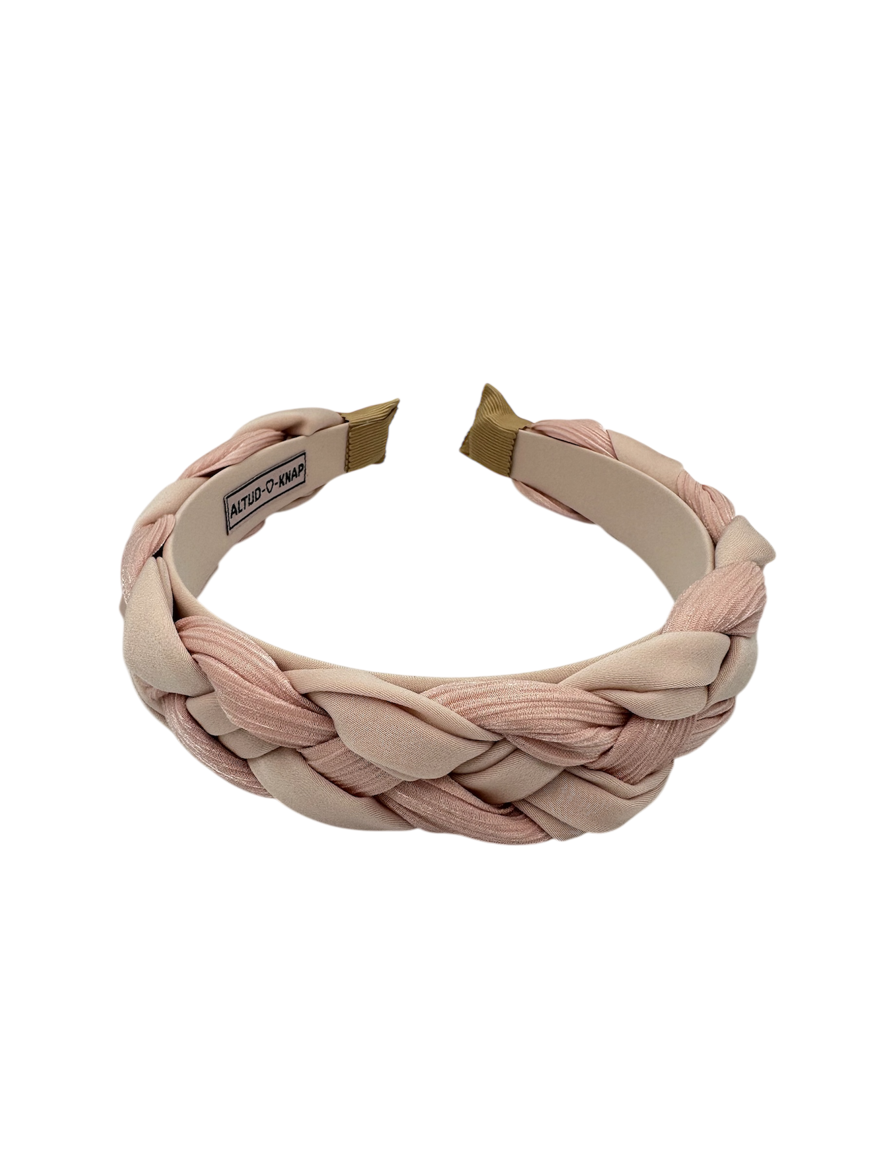 Dames Haarband Pure Love Soft Pink Gevlochten haarband roze