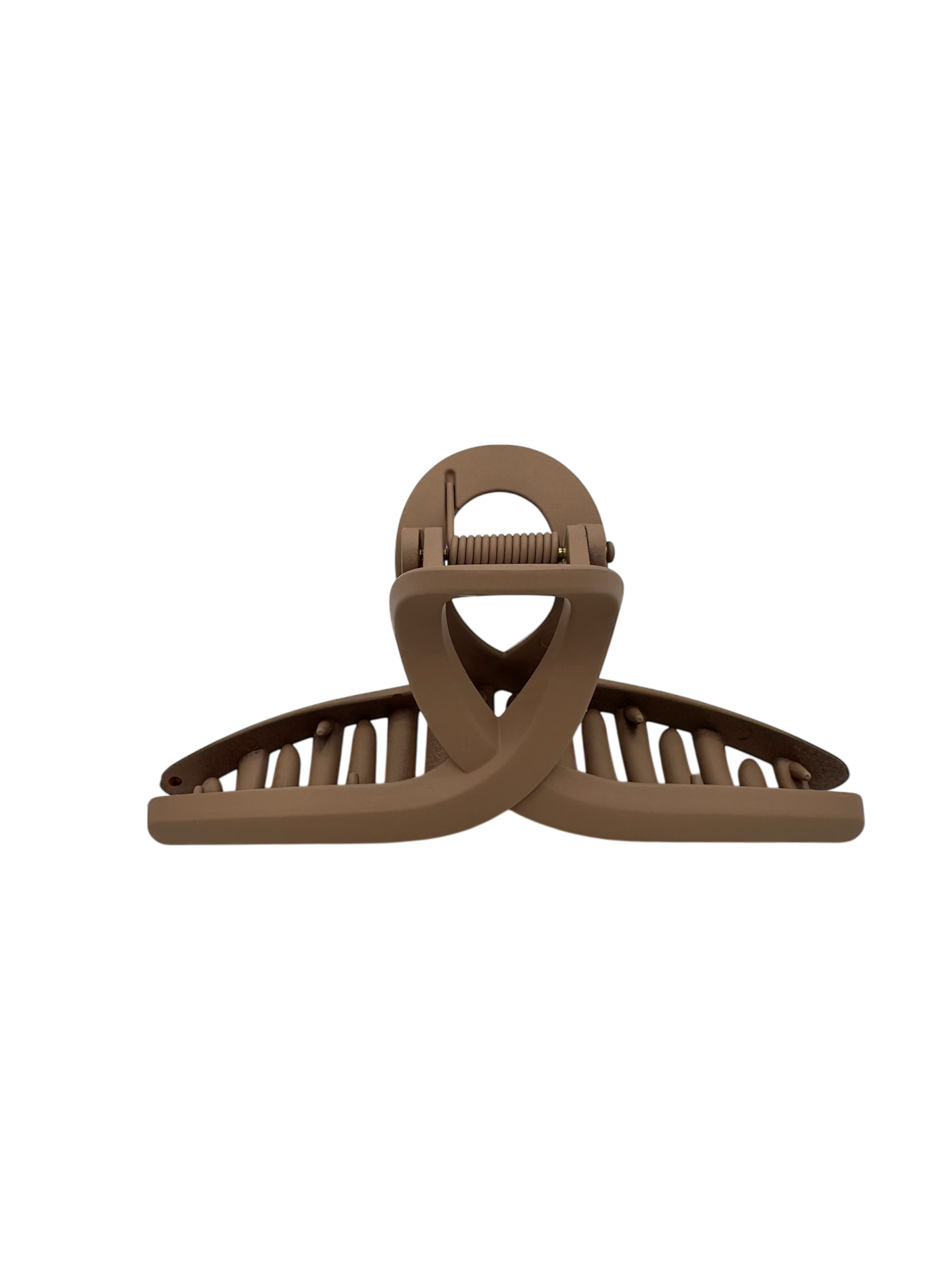 Dames Haarclip Bow Zandbruin Bruine haarclip